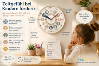 Zeitgefühl bei Kindern fördern: So lernen Kinder Uhrzeit und Zeitspannen verstehen