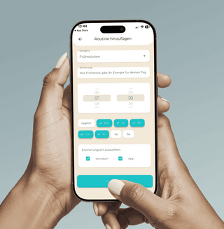 Routime App Interface - Tagesroutinen für Kinder einstellen